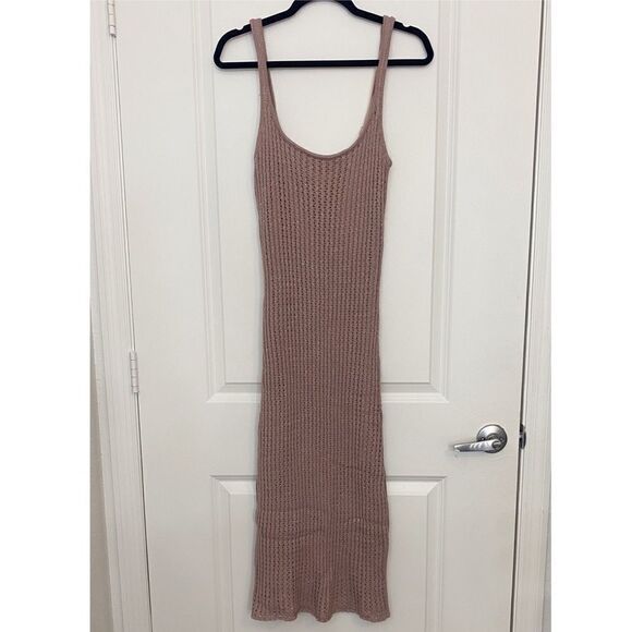 LPA Olenna Sleeveless Knit Lined Dress in Mauve Size Medium - Picture 5 of 11